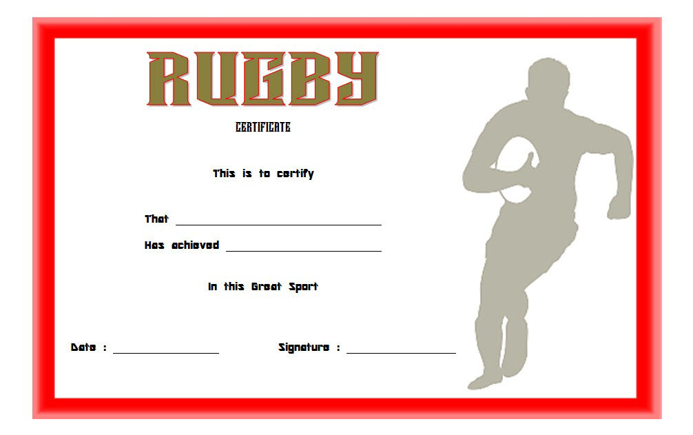 Rugby Certificate Template Free Download (2nd Best Design) rugby certificate template, rugby award certificate template free, rugby award certificate templates, rugby league certificate templates, football mvp certificate template, free printable rugby certificates, rugby achievement certificate template, rugby player of the day certificate template, printable football certificate templates