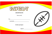 Rugby Certificate Template Free Editable (1st Word Format) Rugby Certificate Template Free Editable (1st Word Format)