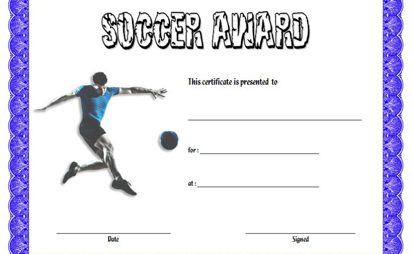 Free Soccer Award Certificate Template (10+ Best Player Designs)
