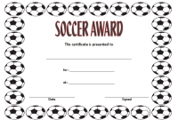 Soccer Award Certificate Template (2nd Astonishing Design) Soccer Award Certificate Template (2nd Astonishing Design)