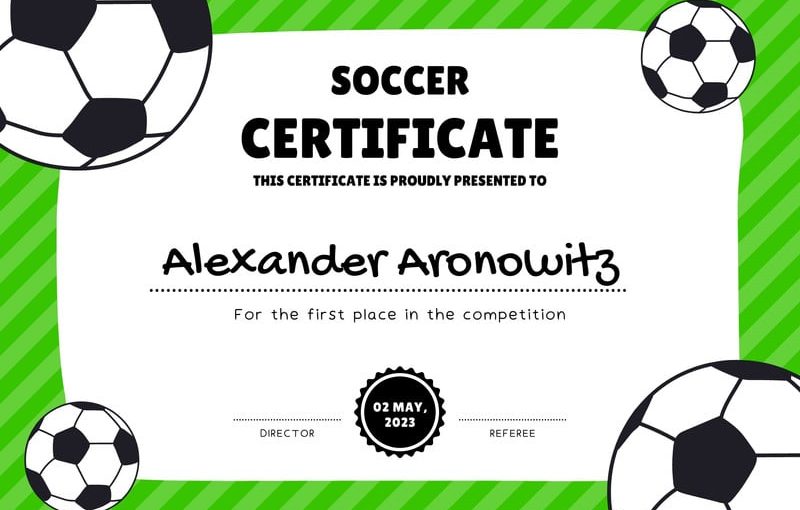 Free Soccer Certificate Templates (8+ Hilarious Designs) 1 Free Soccer Certificate Templates (8+ Hilarious Designs)