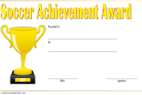 Soccer Certificate of Achievement Template (1st Free Word Format) Soccer Certificate of Achievement Template (1st Free Word Format)