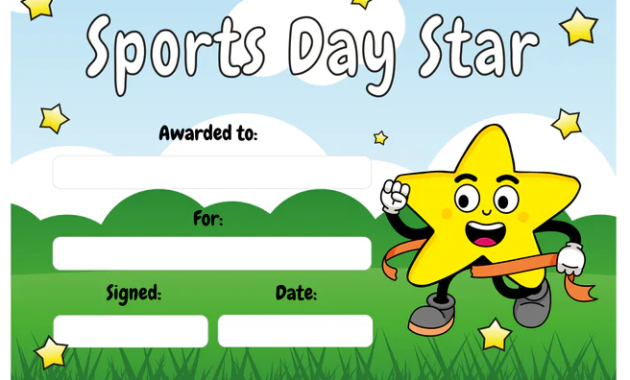 printable sports day certificate template, sports day award certificate, sports day participation certificate template, annual sports day certificate, school sports day certificate template, sports day certificate design template, sports day certificate editable