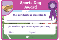Sports Day Award Certificate Free Printable (3rd Free Funny Design) Sports Day Award Certificate Free Printable (3rd Free Funny Design)