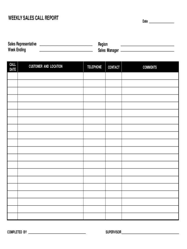 Weekly Sales Call Report Template (4th Free Excel Format) weekly sales activity report template, weekly sales summary report template, weekly sales call report template, sales activity weekly call report template, weekly sales status report template, weekly sales performance report template, sales rep weekly activity report, sales activity report template, salesman weekly sales activity report template, weekly sales activity report example, weekly sales activity report form