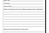 6th Grade Book Report Template (1st Free Blank Format)