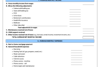 Annual Income and Expense Report Template (3rd Free Statement Design)