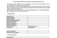 Annual Progress Report Template (2nd Free PDF Format) Annual Progress Report Template (2nd Free PDF Format)