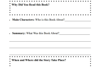 Book Report Template (1st Free Printable Form) Book Report Template (1st Free Printable Form)