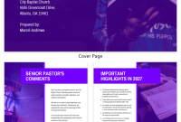 Church Annual Report Template (2nd Best Design by Venngage) Church Annual Report Template (2nd Best Design by Venngage)