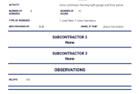 Construction Daily Field Report Template (2nd Free Printable)