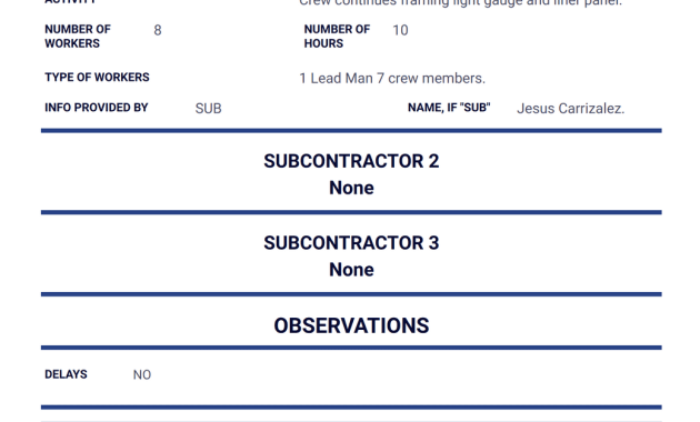 contractor daily report template, contractor daily construction report template, daily construction inspection report template, daily field report template construction, construction field observation report template, construction site daily report template, construction site daily report sample pdf, free daily construction report template, contractor daily report pdf, printable contractor daily report, contractors daily report form
