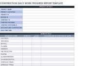 Construction Daily Progress Report Template (2nd Free Blank Format) Construction Daily Progress Report Template (2nd Free Blank Format)