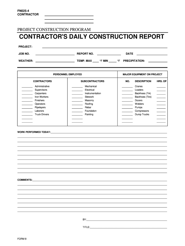 contractor daily report template, contractor daily construction report template, daily construction inspection report template, daily field report template construction, construction field observation report template, construction site daily report template, construction site daily report sample pdf, free daily construction report template, contractor daily report pdf, printable contractor daily report, contractors daily report form