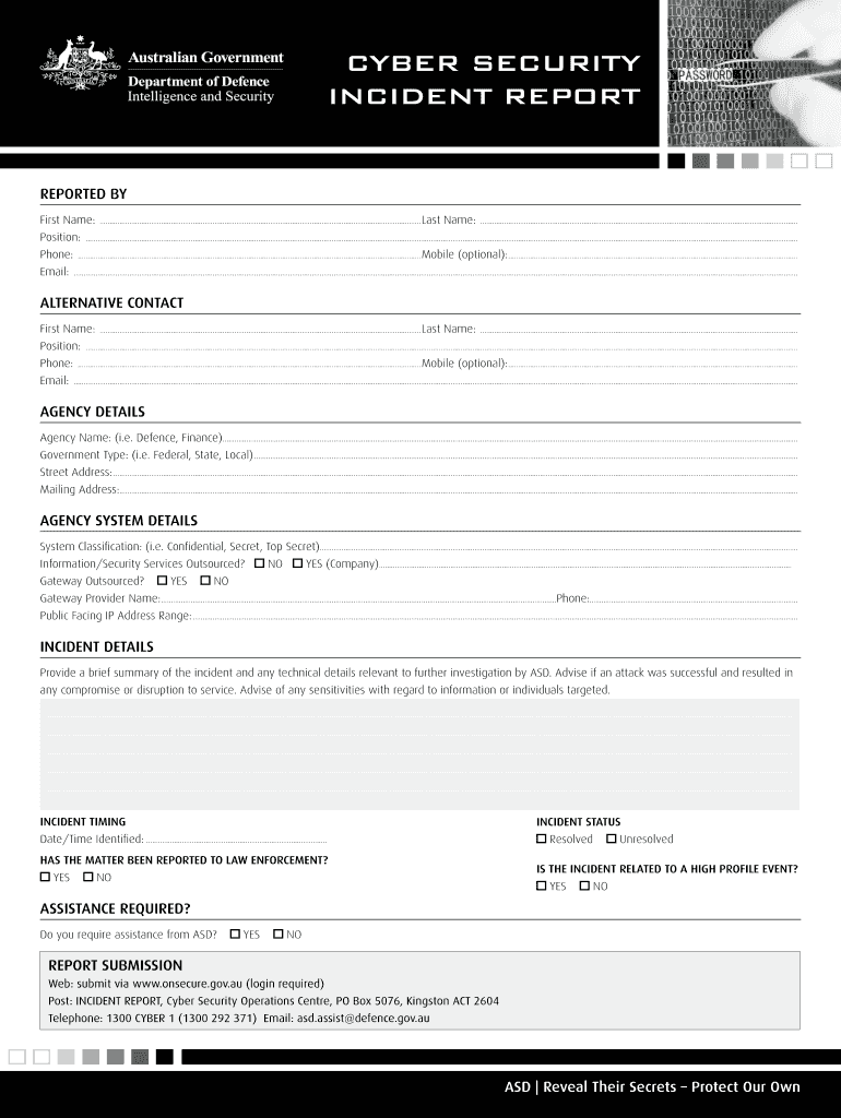 Cybersecurity Incident Report Form (2nd Free Blank Template) cyber security incident report template, cyber security post incident report template, cyber security incident report form template, cyber security incident investigation report template, cybersecurity incident response report template, nist cyber security incident report template, it security incident report template, it incident report template, cybersecurity incident report format, cybersecurity incident report form, software incident report template