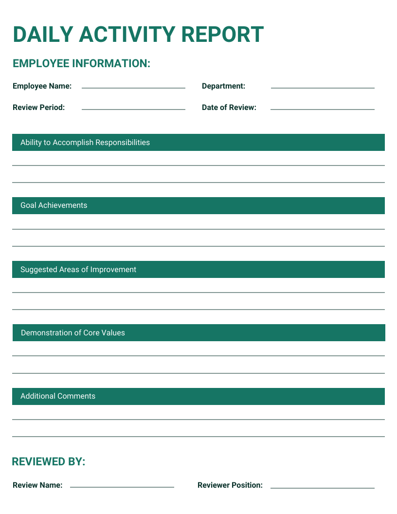daily activity report template, security guard daily activity report template, daily field report template, daily field sales report template, daily observation report template, construction daily activity report template, daily activity report for business template, daily activity report format, daily activity sheet, daily activity report pdf