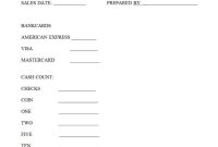 Daily Cash Sales Report Template (2nd Free PDF Form) Daily Cash Sales Report Template (2nd Free PDF Form)