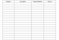 Daily Expense Tracker Template (1st Free Blank Form)
