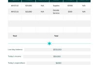 Daily Financial Report Template (2nd Free PDF Format)