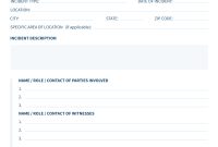Daily Incident Report Template (1st Free Excel Format) Daily Incident Report Template (1st Free Excel Format)