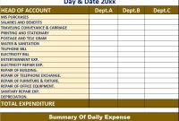 Daily Income and Expense Report Template (1st Free Excel Format) Daily Income and Expense Report Template (1st Free Excel Format)