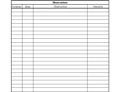 Daily Observation Report Form (2nd Free Fillable Template) Daily Observation Report Form (2nd Free Fillable Template)