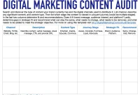 Digital Marketing Audit Report Template (3rd Free Blank Form) Digital Marketing Audit Report Template (3rd Free Blank Form)
