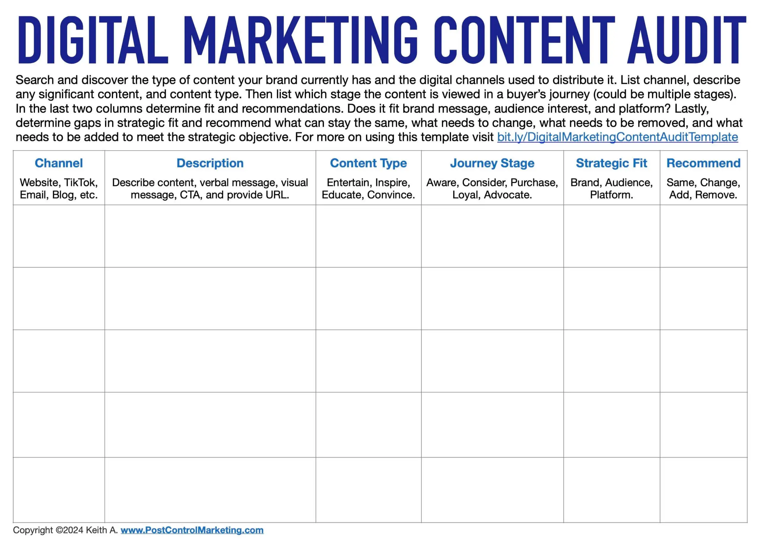 Digital Marketing Audit Report Template (3rd Free Blank Form) digital marketing report template, digital marketing performance report template, digital marketing reporting template, digital marketing campaign report template, digital marketing audit report template, digital marketing analysis report template, digital marketing strategy report template, digital marketing report examples, social media report template