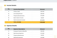 Expense and Income Report Template (1st Free Financial Tracking)