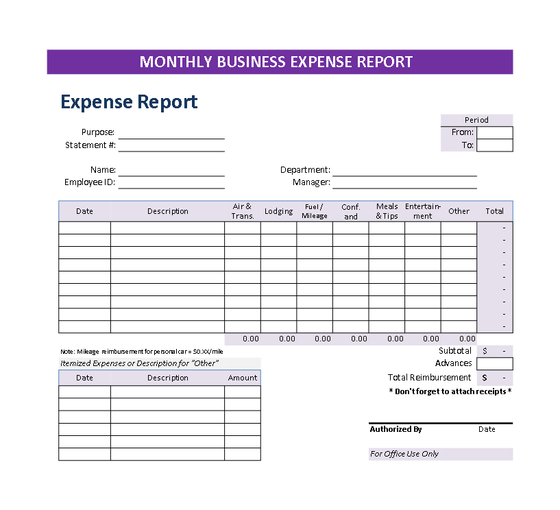 Monthly Business Expense Report Template (1st Best Excel Format) monthly expense report template, monthly business expense report template, monthly expenses report excel template, monthly income and expense report template, monthly income expense report template, monthly spreadsheet of expenses report, personal monthly expense report template, end of month expense report template, monthly expenditure report format