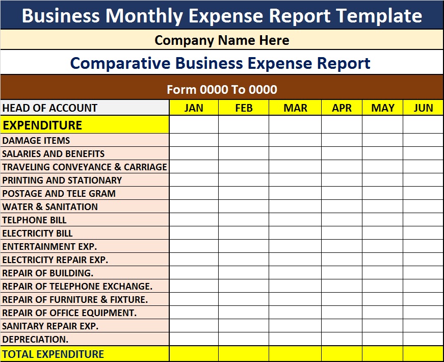 Monthly Business Expense Report Template (2nd Best Excel Format) monthly expense report template, monthly business expense report template, monthly expenses report excel template, monthly income and expense report template, monthly income expense report template, monthly spreadsheet of expenses report, personal monthly expense report template, end of month expense report template, monthly expenditure report format