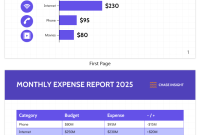 Monthly Expense Report Template (1st Best Design) Monthly Expense Report Template (1st Best Design)