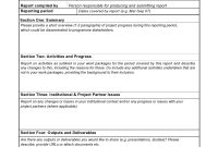 Progress Report Template (2nd Free PDF Sample) Progress Report Template (2nd Free PDF Sample)