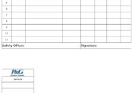 Safety Daily Observation Report Format (1st Free Blank Template) Safety Daily Observation Report Format (1st Free Blank Template)