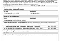 Safety Incident Investigation Report Template (2nd Best Sample) Safety Incident Investigation Report Template (2nd Best Sample)