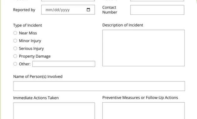safety incident report template, workplace incident report template, safety incident investigation report template, health and safety incident report template, safety incident report form template, safety incident follow up report template, free printable incident report form