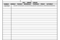Security Guard Daily Activity Report Template (1st Free Blank PDF Form)