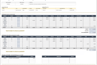 Weekly Expense Report Template (2nd Main Option)