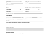 Workplace Incident Report Template (1st Free Printable Format) Workplace Incident Report Template (1st Free Printable Format)