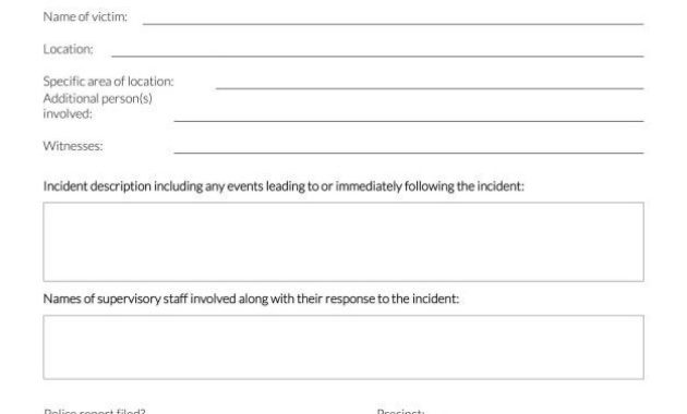 workplace incident report template, workplace incident report form template, workplace violence incident report template, workplace injury incident report template, workplace accident incident report template, incident at work report template, worksafe incident report template, incident report injury at work template, workcover incident report template, free printable incident reports