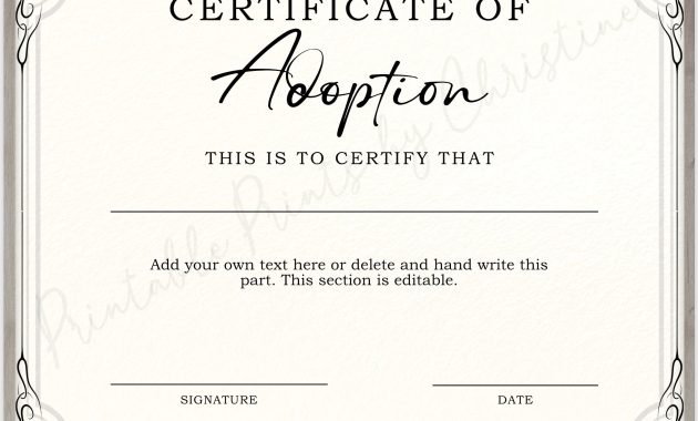adoption certificate template, certificate of adoption template, animal adoption certificate template, pet adoption certificate template, free printable adoption certificate form, certificate of adoption form 3927, free printable doll adoption certificate, fake adoption certificate template