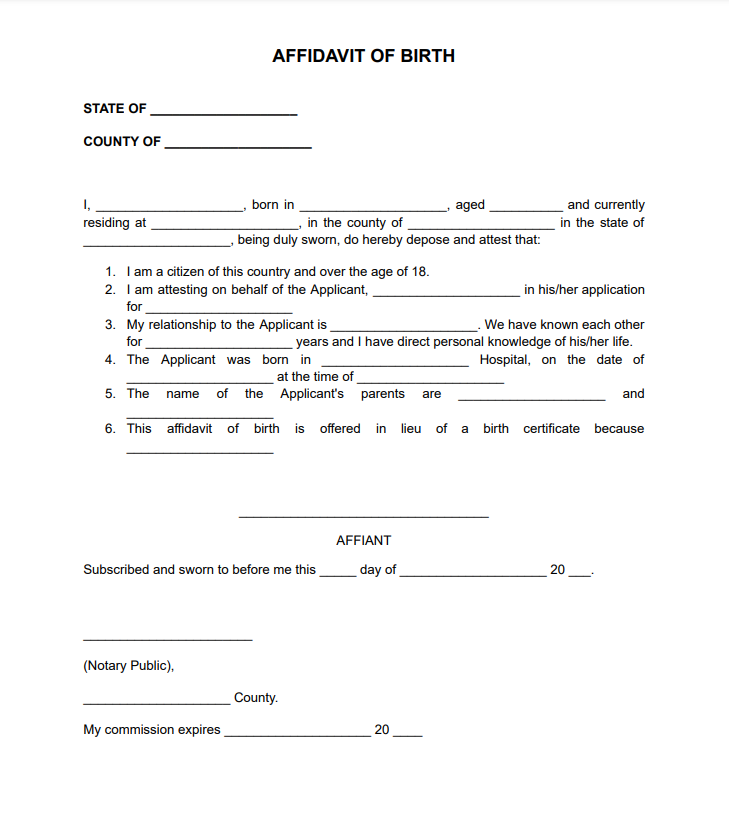 Birth Certificate Affidavit Template (2nd Free PDF Format) birth certificate template, birth certificate translation template, certificate of birth translation template, birth certificate blank template, birth certificate affidavit template, birth certificate california template, certificate of birth template, certificate of live birth template, printable birth certificate