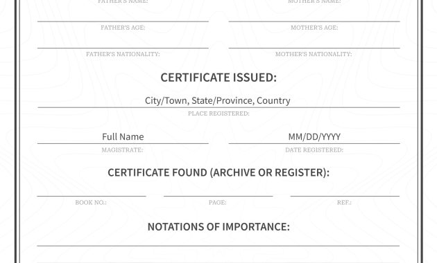 birth certificate translation template, birth certificate translation from russian to english template, birth certificate translation to spanish template, certificate of birth translation template, birth certificate translation template uscis, translation of mexican birth certificate to english template, certificate of birth template, birth certificate template