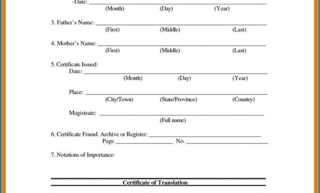 birth certificate translation template, birth certificate translation from russian to english template, birth certificate translation to spanish template, certificate of birth translation template, birth certificate translation template uscis, translation of mexican birth certificate to english template, certificate of birth template, birth certificate template