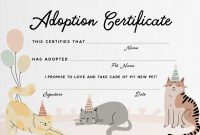 Cat Adoption Certificate Free Printable (1st Best Option) Cat Adoption Certificate Free Printable (1st Best Option)