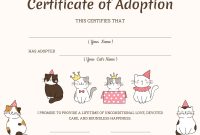 Cat Adoption Certificate Free Printable (2nd Best Option) Cat Adoption Certificate Free Printable (2nd Best Option)