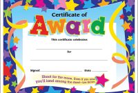Certificate of Achievement Template for Kindergarten (1st Best Design Award) Certificate of Achievement Template for Kindergarten (1st Best Design Award)