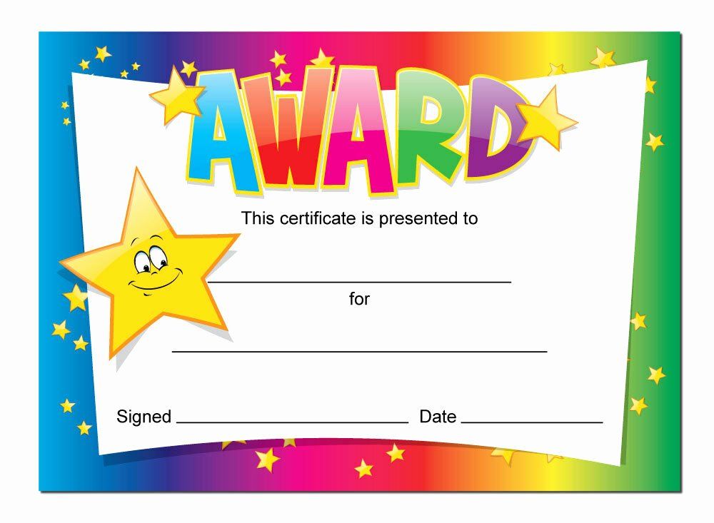 Certificate of Achievement Template for Kindergarten (2nd Best Design Award) certificate of achievement for students template, certificate of achievement template for kindergarten, preschool certificate of achievement template, certificate of achievement template printable, certificate of achievement for school students, free printable academic certificate template, free printable student certificate template, certificate of academic achievement template