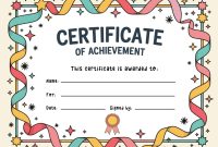 Certificate of Achievement for Students Template (2nd Amazing Design) Certificate of Achievement for Students Template (2nd Amazing Design)