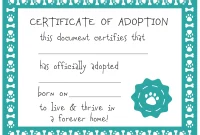 Certificate of Adoption Template (1st Free Fillable Format) Certificate of Adoption Template (1st Free Fillable Format)